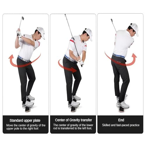 Planche de Changement de Poids de Golf - Équipement d'Exercice Intérieur Extérieur