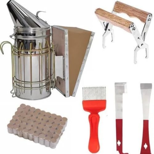 HALAWAKA Bienenzucht-Starter-Set, Imkereibedarf, Bienenzuchtbedarf, alle Imkerei-Werkzeuge, Bienenbâ€¦ – Miniatur