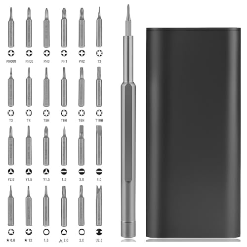 Kit Conjunto De Chaves De Fenda De Precisão 25 em 1, Conjunto de Chaves De Fenda Magnéticas para Eletrônicos, Laptop, Iphone, Computador, Ps, Xbox, Celular, Macbook, óculos, Relógio