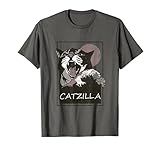 Photo Gallery catzilla funny cat giapponese, regalo per gli amanti del gatto maglietta Photo Gallery catzilla funny cat giapponese, regalo per gli amanti del gatto maglietta