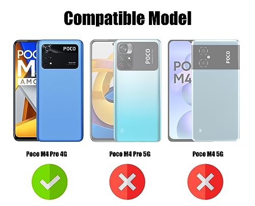 Image of Jkobi Back Cover Case for Poco M4 Pro 4G (Shockproof with Polycarbonate Clear Panel | Professional Black)