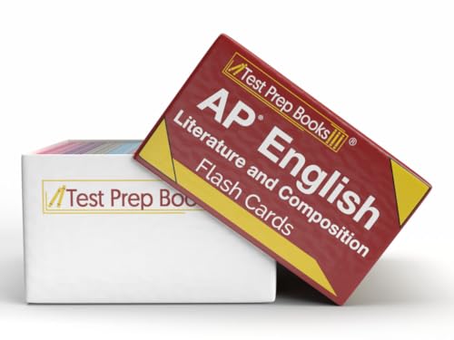 Image of AP English Literature and Composition Study Cards 2026-2027: AP English Lit and Composition Prep and Practice Test Questions [Full Color Cards]
