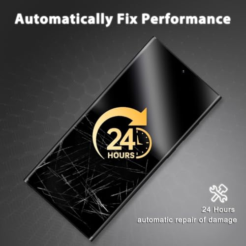 Image of Uyiton 2 Pack Screen Protector for Moto Edge 60 Pro /Edge 60 Fusion (6.7-inch Curved Display) | HD Clear Flexible Film | Bubble-Free Easy Installation | Scratch Resistant | Case Friendly