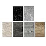 VIVIDCOZYTILE Peel and Stick Vinyl Floor Tile Samples, 6-Piece Kit (6'x4') Wood &...
