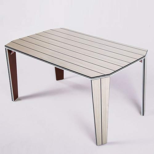 Table pliante en MDF AZ pour ordinateur portable avec pieds rabattables