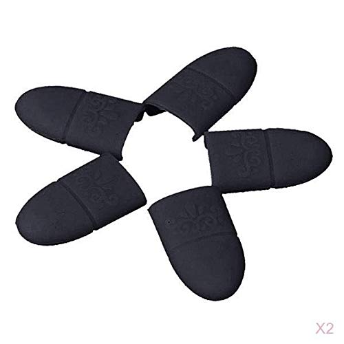 10 tapas de esmalte de uñas de silicona flexible para una rápida eliminación de acrílico y gel, clips reutilizables y fáciles de usar, uso profesional y doméstico