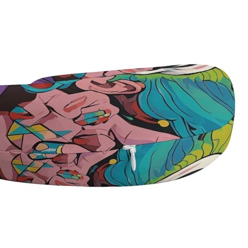 Almohada de espuma viscoelástica cervical tamaño único miniatura 4