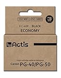 Poids du colis: 84.0 grams Actis-KC - 40R PG40-Cartouche jet d\'encre-Lot de 50