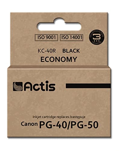 Actis-KC - 40R PG40-Cartouche jet d'encre-Lot de 50