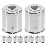 DIYEAH 10 Stück Magnetronkappen mit Dreieckloch aus Eisen Universelle Mikrowellenersatzteile Bruchfeste Antennenkappen Einfache Installation für Mikrowellenöfen