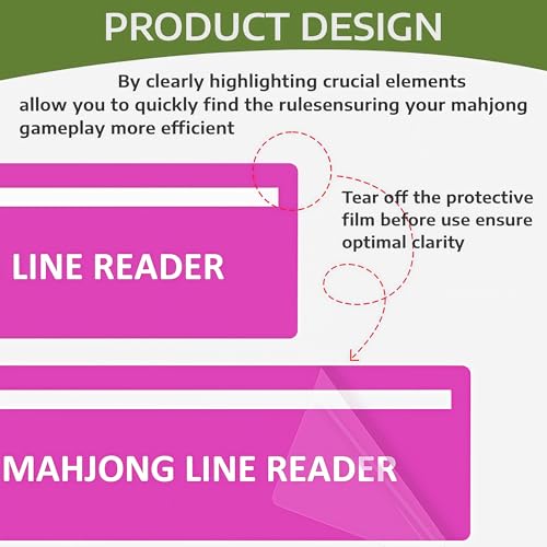 4Pack Mahjong Line Finder, Accesorio para Juego de Mahjong miniatura 6