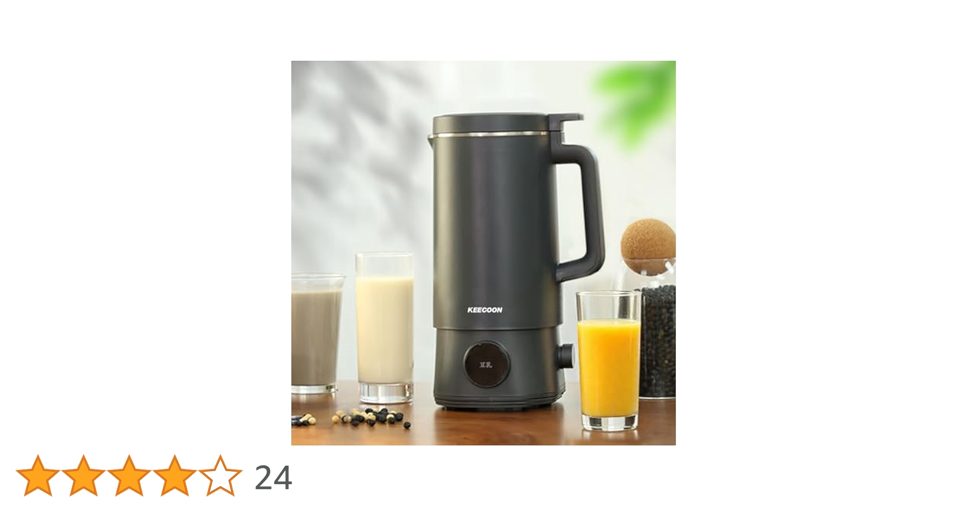 Amazon | KEECOON 豆乳メーカー 自動調理ポット 加熱式ミキサー
