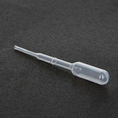 Image of Othmro 200Pcs 0.2ml Disposable Plastic Transfer Pipettes,Calibrated Dropper Clear Pipettes Liquid Dropper Suitable for Ear Eye Essential Oils Makeup, Science Laboratory, DIY Art 64mm Length