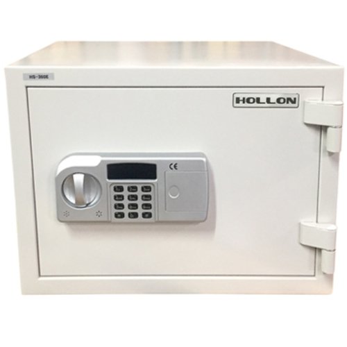 Hollon Hs-360E 2 Hour Fire Proof Electronic Home Safe, 9 2/7" (H) X 15" (W) X 12" (D), White #TOP8