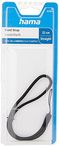Preisvergleich Produktbild Hama Kamera Handschlaufe (Länge 22 cm, verstellbar, ideal auch für große Hände, Nylon) Universal Trageschlaufe schwarz
