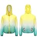 Abbigliamento per Ventole di Raffreddamento E Raffreddamento, Vestiti con Due Ventilatori di Vento Regolabile A Tre Venti, Adatto per Abiti da Lavoro Estivi,Giallo,XL