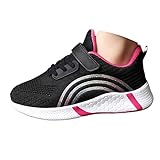 Comodidad cómoda: las zapatillas convencen por su superficie de malla transpirable, que también son ideales como zapatillas de interior para temporadas activas en el gimnasio o paseos informales. Con el cierre de de hebilla, las zapatillas son fáciles de poner y ajustar, perfectas como zapatillas de interior para el intercambio diario de zapatos en la guardería o en casa