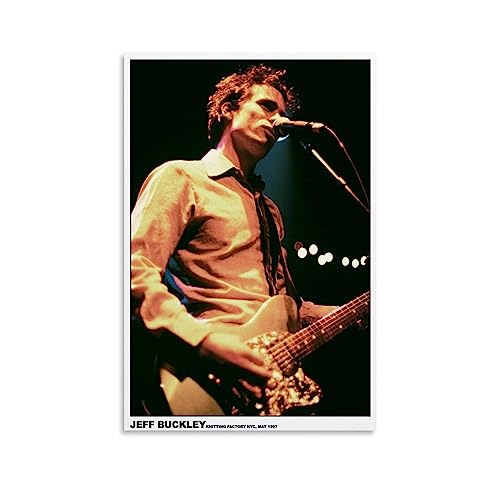 Image of UTOYA Jeff Buckley Poster Canvas Art Poster Bedroom Decor Posters 12x18inch(30x45cm)