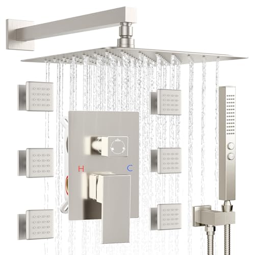 Rain Shower System with Body Jets