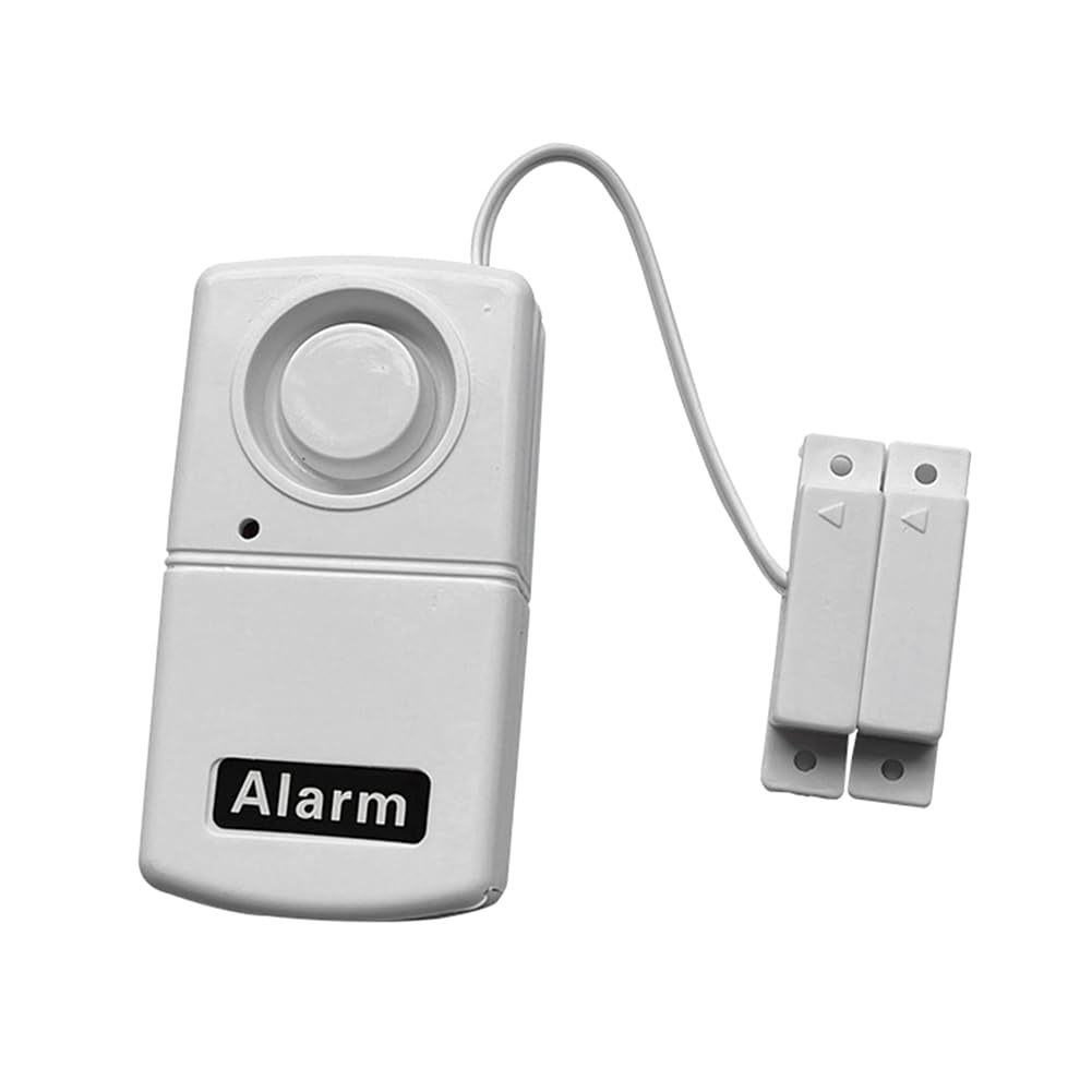 qimoi Burglar Alarm for Doors and Window 120dB High Decibel Salarm Sensor Battery Detector Door Magnetic System