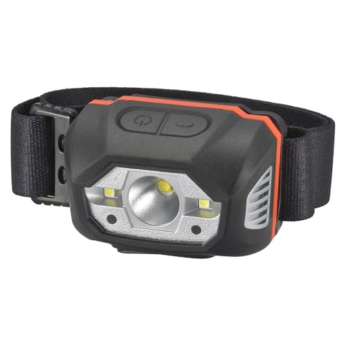 �I�[��(OHM) �w�b�h���C�g LED USB�[�d�� �l���Z���T�[�X�C�b�` 440���[���� ANSI�K�i���� IPX4�h��܂` ���� LC-MUS440-K 08-1398 �I�[���d�@ ×40�Z�b�g