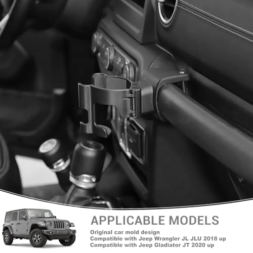 Soporte para Teléfono y Portavasos para Jeep Wrangler JL 2018+ miniatura 5