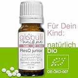 ResQ junior Bachblüten BIO Streukügelchen für Kinder und Jugendliche · globuli unique · 10 g ca. 1100 St. · DE-ÖKO-007