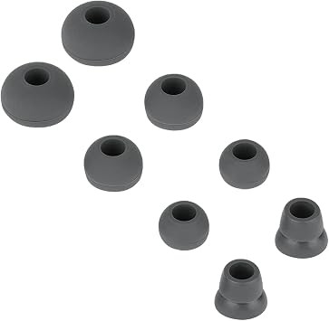 4 Pairs Silicone Ear Tips Earbuds Replacement Tips Earbuds Cap Eartips Tips Compatible with Powerbeats 1/2/3 Wireless Beats by Dre Headphones