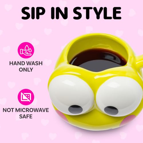 Image of Silver Buffalo Sanrio Hello Kitty Keroppi, 3D Sculpted Mug, 20oz