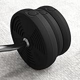SPORTNOW 25kg Barbell Weights Set, Adjustable Gym Weights up to 80kg with 4ft Curl Bar and Non-slip Handle for Home Gym, Exercise, Weight Strength Training - Image 8