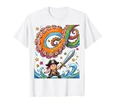 Kids Pirate vs Giant Octopus Tentacle Battle T-Shirt, Men, White, Small