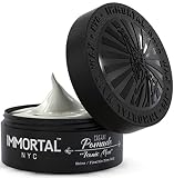 IMMORTAL NYC Hair Styling Pomade - Iconic Man, Flexible Medium Hold, Low Shine Pomade - Mens Water B