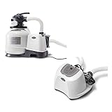 Intex 2800 Gallon Per Hour Pool Filter Sand Pump with Built In Automatic Timer...
