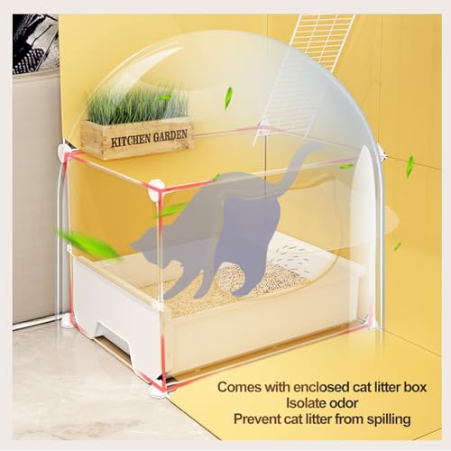 Chenil pour chats intérieur idéal pour sécuriser vos compagnons en appartement - 4