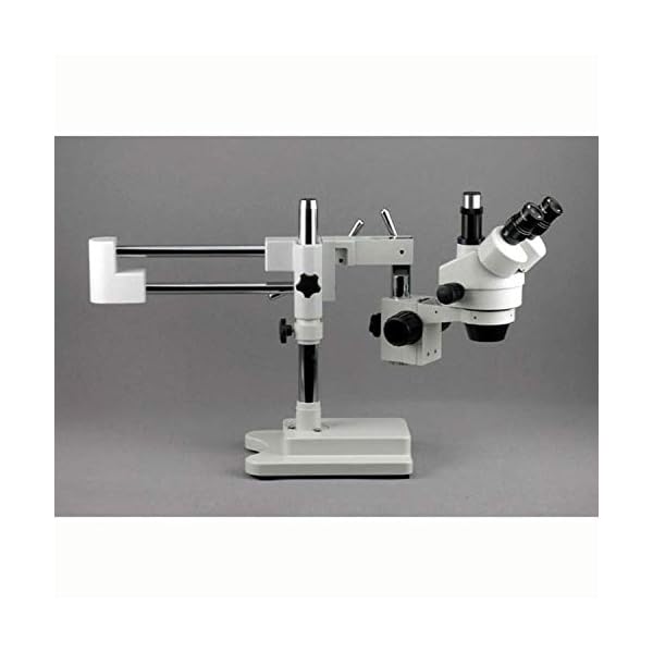AmScope-SM-4T-80S-Professional-Trinocular-Stereo-Zoom-Microscope-WH10x-Eyepieces-7X-45X-Magnification-07X-45X-Zoom-Objective-80-Bulb-LED-Ring-Light-Double-Arm-Boom-Stand-90V-265V AmScope-SM-4T-80S-Professional-Trinocular-Stereo-Zoom-Microscope-WH10x-Eyepieces-7X-45X-Magnification-07X-45X-Zoom-Objective-80-Bulb-LED-Ring-Light-Double-Arm-Boom-Stand-90V-265V