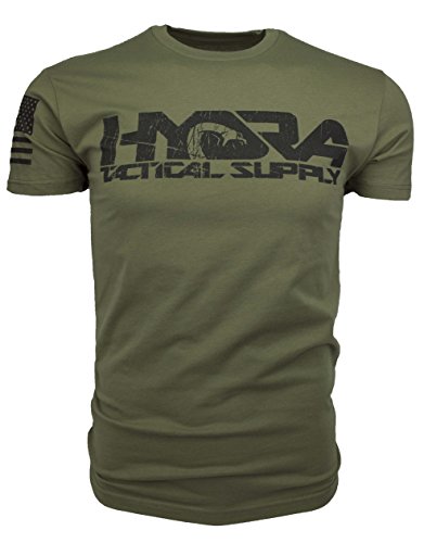 Grunt Style HYDRA Tactical Men's Logo T-Shirt, Color Military Green, Size XL