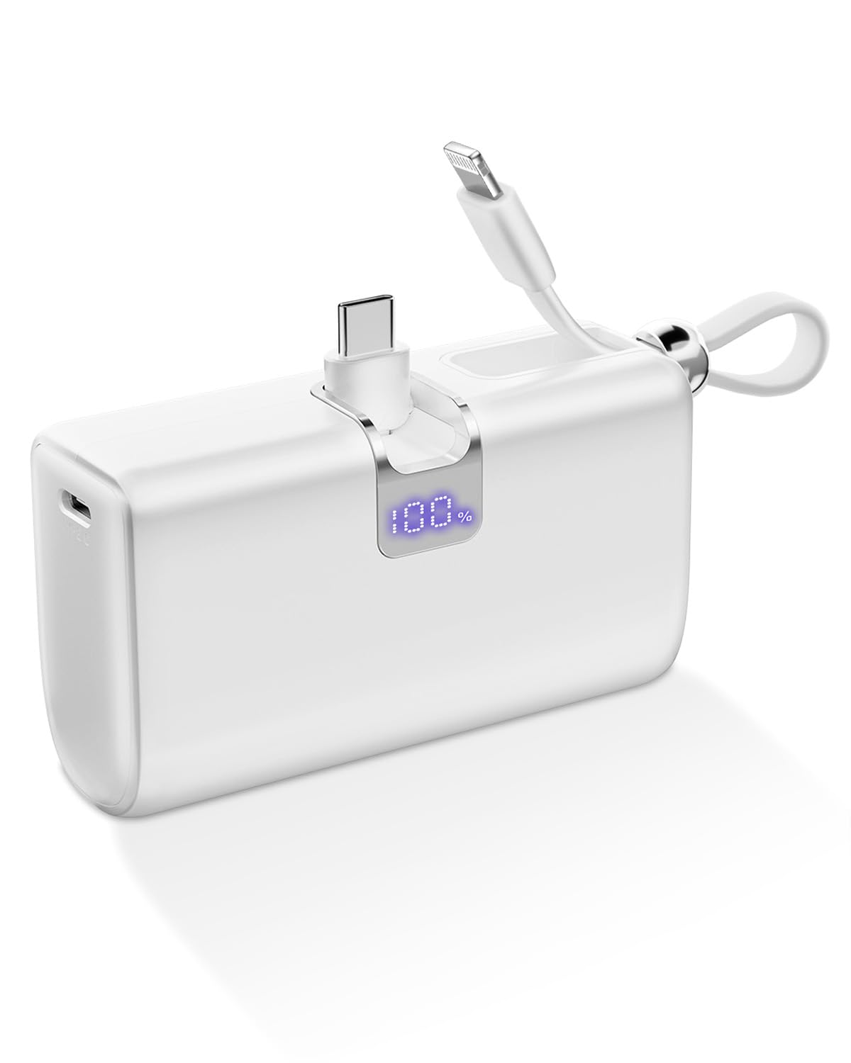 モバイルバッテリー 大容量 小型 20000mAh タイプC ライトニング端子内…