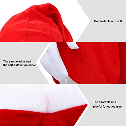 Amosfun 1 set kerstthema dameskostuum cosplay prestaties kleding feestgunst - Afbeelding 8