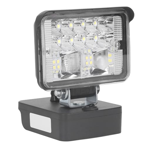 Jectse Luz DE Trabajo LED, 1000-1200LM Luces DE Inundación Inalámbricas Portátiles, 18 Pezas DE Luz DE Mecha LED CONPROCCIÓN DE BAJO VOLTAJE, 11-15W PARA X