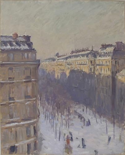 Póster Boulevard Haussmann para decorar salones elegantes con arte clásico