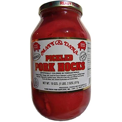 Matt & Dana Pickled Pork Hocks 16 oz and Farm Fresh Food Cover