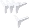 Antrader 4 Pack 4.5-Inch Height Adjustable Modern Furniture Sofa Legs Metal Chrome Matte Black Polished Table Cabinet Cupboard Feet