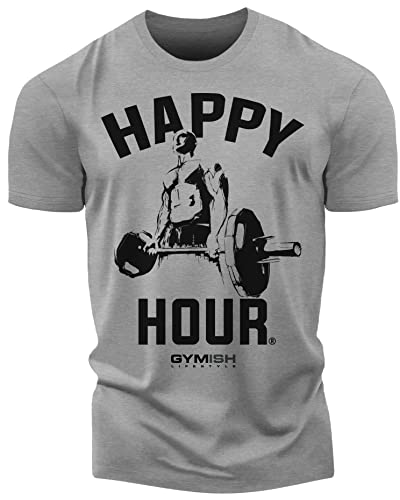 Happy Hour Deadlift Men's Workout Shirt