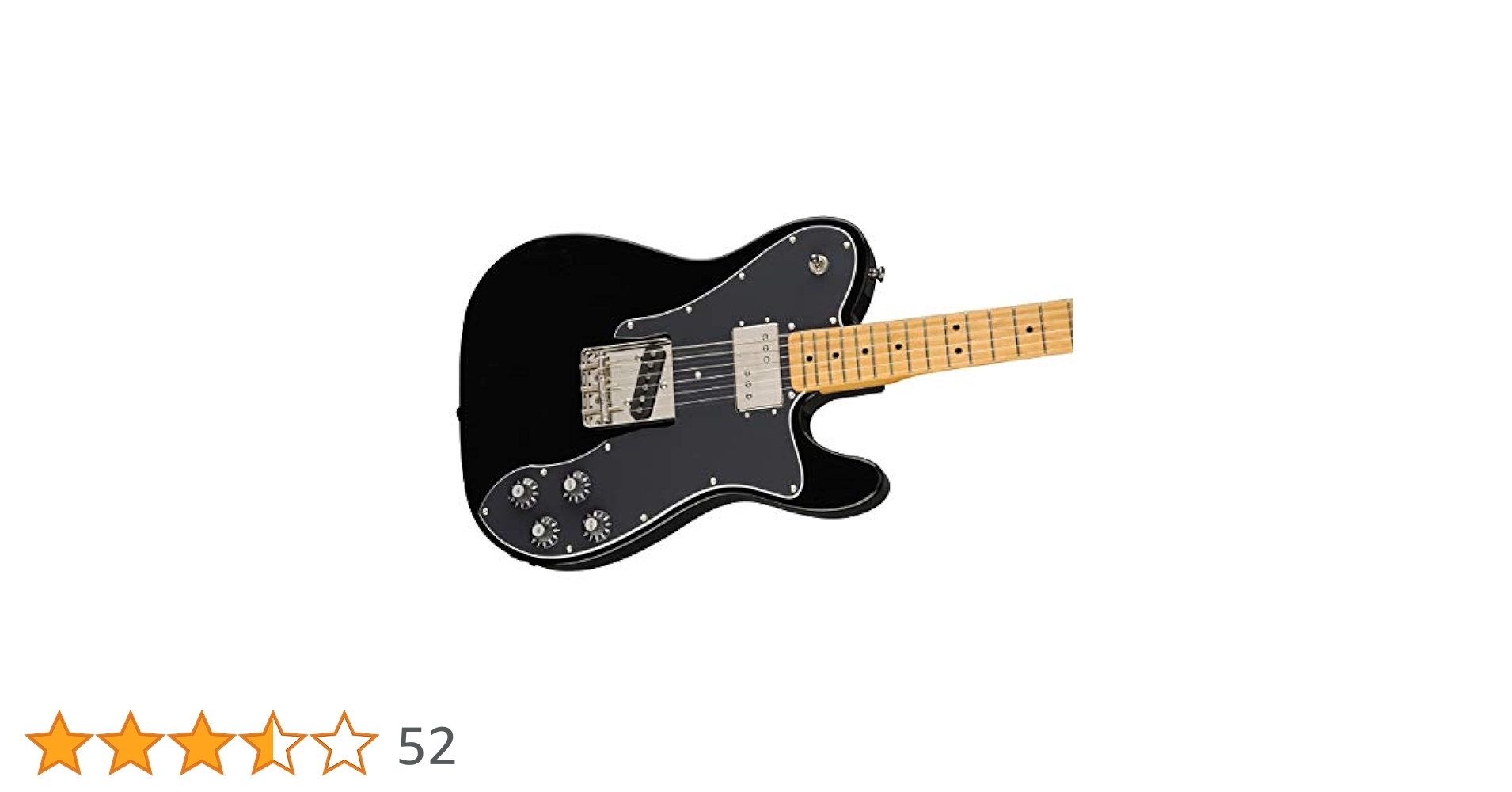 Squier Telecaster  custom メイプルネック　黒 Squier By Fender Telecaster Custom, MN, Black at Gear4music
