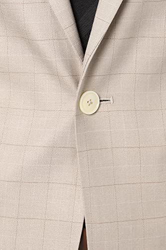 Image of Peter England Men's Polyester Blend Two Piece Suit