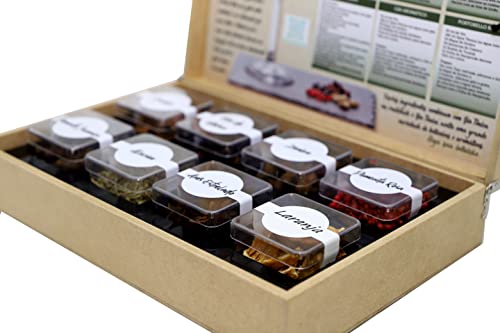 Kit Gin Tonica 8 Especiarias Interior Black Santa Terezinha