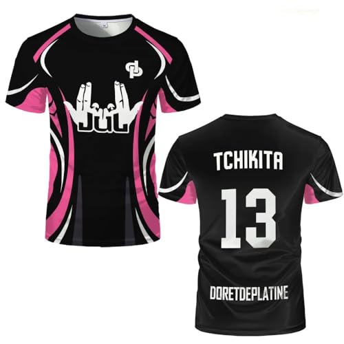 Maillot de Football JUL Rappeur Street Sport (Pink XS)