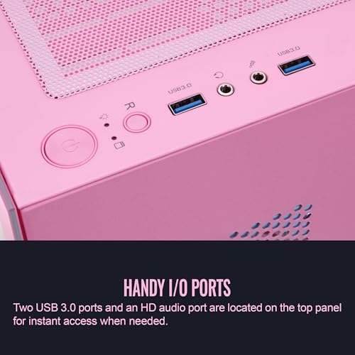 Image of Thermaltake View 170 TG ARGB m-ATX Chassis; 3x120mm ARGB Lite Fans Included; 280mm Radiator Support; 340mm GPU Clearance; 160mm Air Cooler Max Height; Bubble Pink; CA-1Z4-00MAWN-01