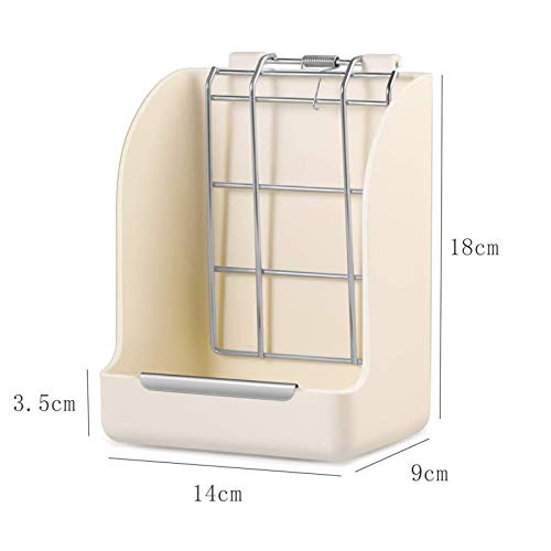 mohito Hooiruf voor konijnen, hooiruif, cavia's, haas, hooifeer, hooiruf, hamstervoer, draagbare hooiruf, voederkribbe, houdt schoon, voor konijnen, cavia's, chinchillahamsters - Image 3