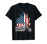 motocicleta indian bobber Bandera americana Bobber Motocicleta Veteranos, Día de los Caídos, 4 de julio. Equipo de motocicleta de gran aspecto para tu estilo favorito y vacaciones. Esta motocicleta bobber seguramente complacerá a tu animal patriótico.